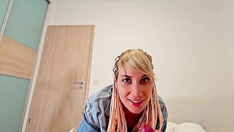 Big Boobed Blonde With Dreadlocks Took Me For A Morning Ride Pov