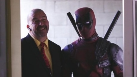 Deadpool puts his massive cock in tight mouth of Jennifer White