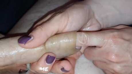 Foreskin Fetish Wife: Give Me That Uncircumcised Cock! 5x Cumshots (Milking-time)
